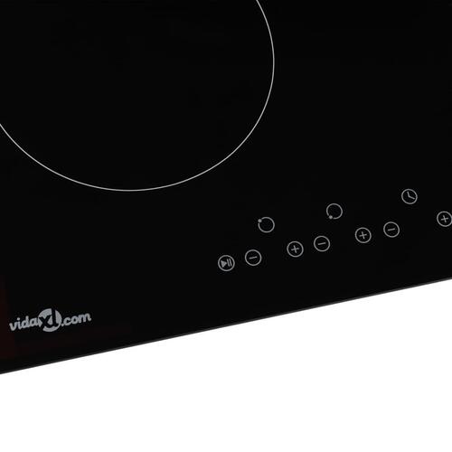 Keramisk kogeplade med 4 brændere Touch Control 6000 W