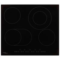 Keramisk kogeplade med 4 varmezoner touch-panel 6600 W
