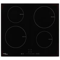 Induktionskogeplade med 4 brændere Touch Control glas 7000 W