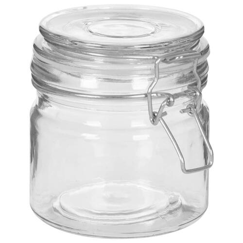 Opbevaringsglas med patentlåg 6 stk. 500 ml
