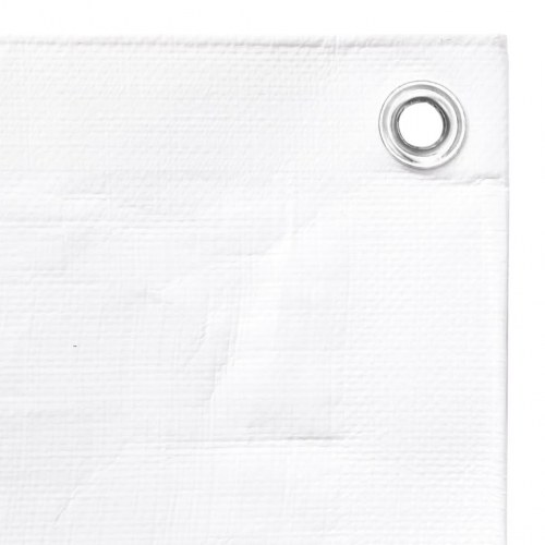 Presenning 8x8 m 260 g/m² HDPE hvid