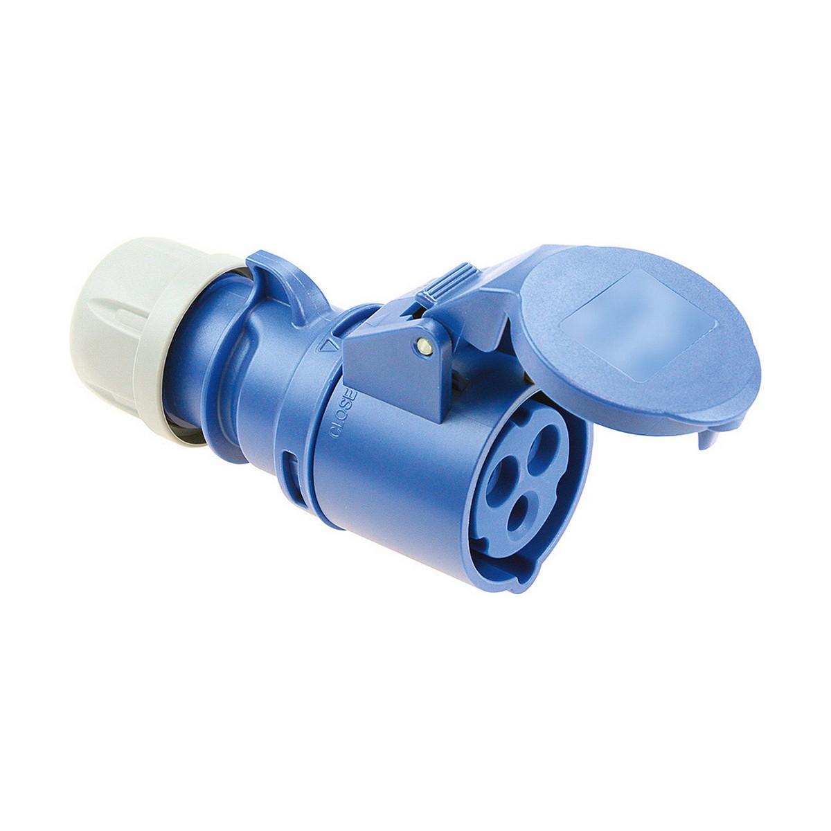 Industristikdåse Solera CETAC 250 V IP44 - blå/hvid