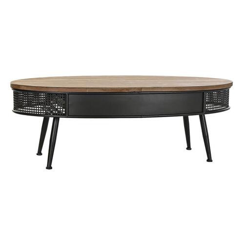 Sofabord Brun Sort Metal Gran 120 x 58 x 42 cm