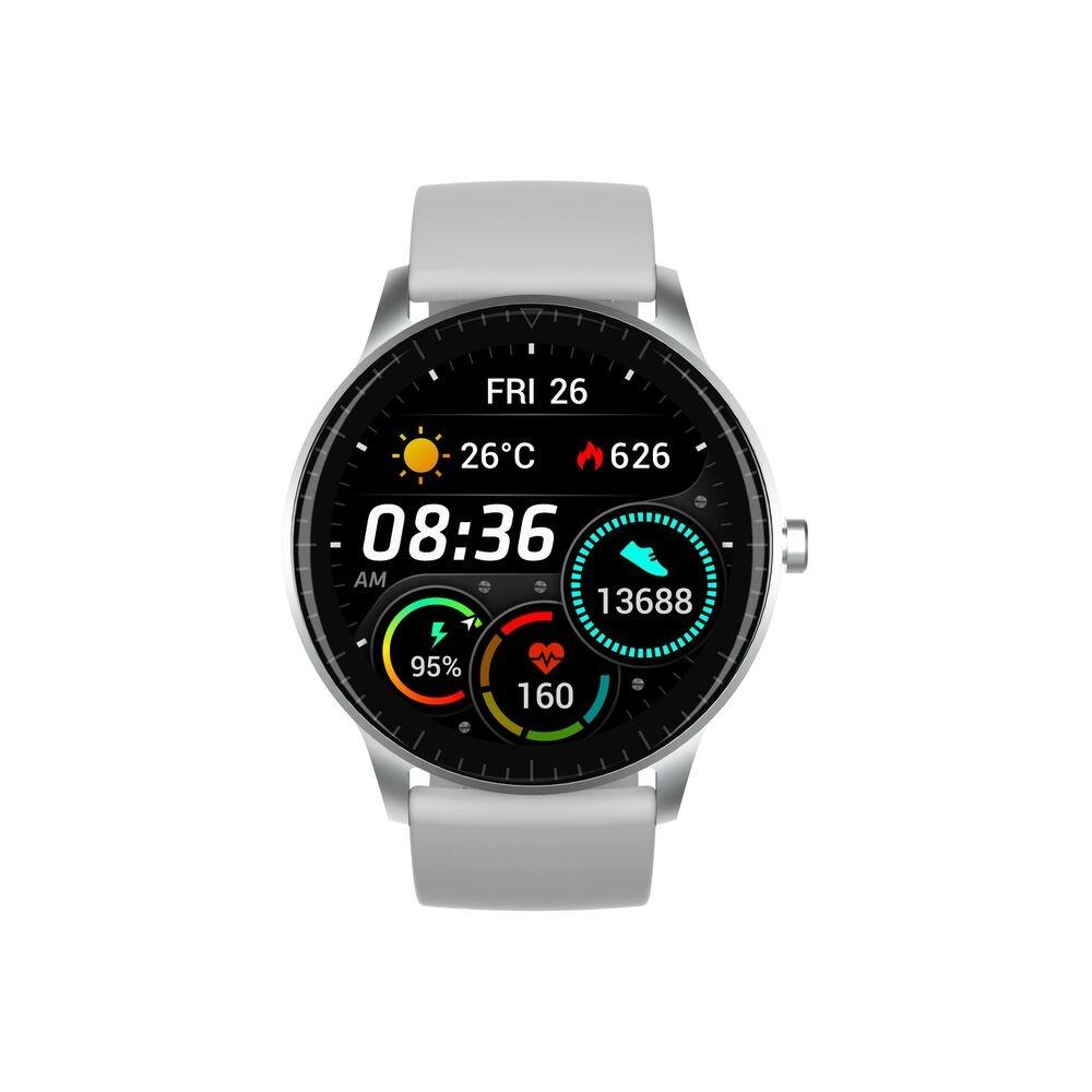 Smartwatch Denver Electronics SW-173 - grå/sølv, 1,28"
