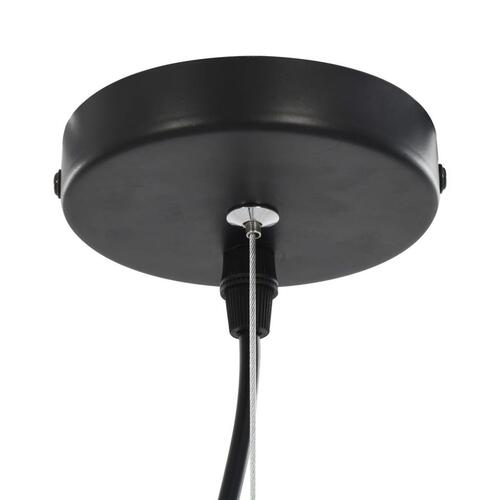 Loftslamper 2 stk. halvkugle 40 cm E27 sort og guldfarvet