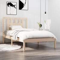 Sengeramme 90x200 cm massivt fyrretræ
