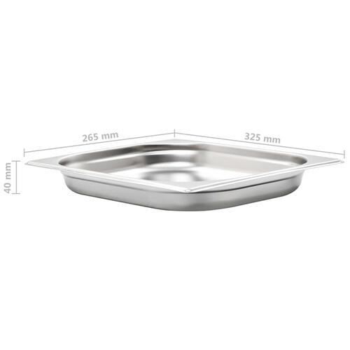 Gastronorm beholder 8 stk. GN 1/1 40 mm rustfrit stål