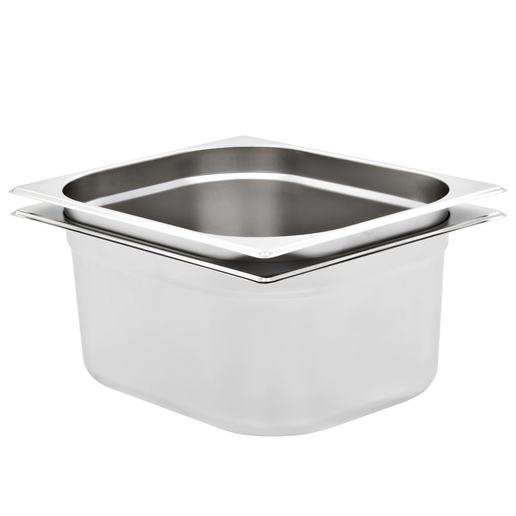 Gastronorm beholder 2 stk. GN 1/2 150 mm rustfrit stål