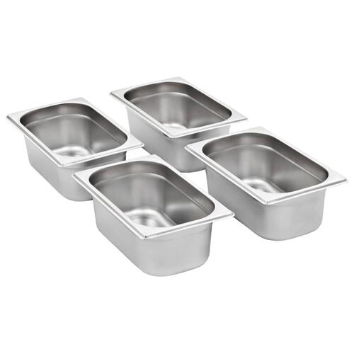 Gastronorm beholder 8 stk. GN 1/4 100 mm rustfrit stål