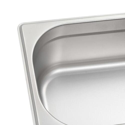 Gastronorm beholder 8 stk. GN 1/4 100 mm rustfrit stål