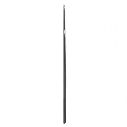 Glasplade til pejs 1000x 600 mm halvrund