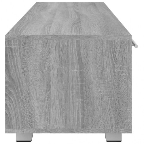 Tv-bord 110x40x35 cm konstrueret træ grå sonoma-eg