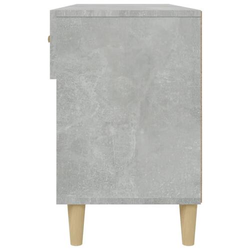 Skoreol 102x35x55 cm konstrueret træ betongrå