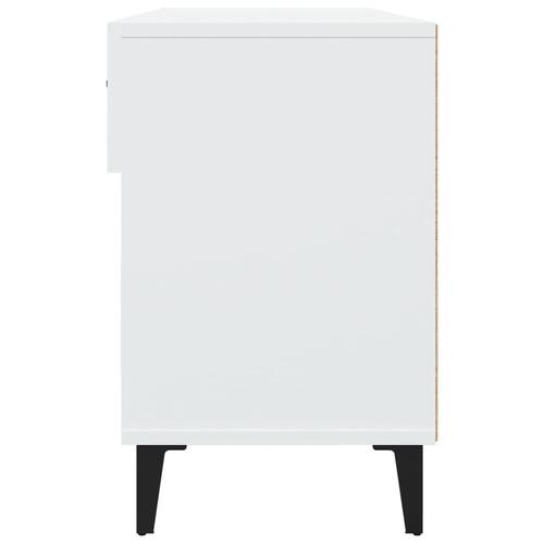 Skoreol 102x35x55 cm konstrueret træ hvid