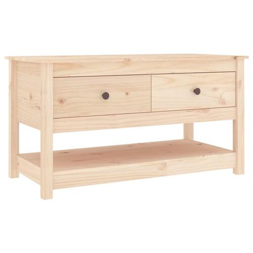Sofabord 102x49x55 cm massivt fyrretræ