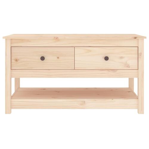 Sofabord 102x49x55 cm massivt fyrretræ