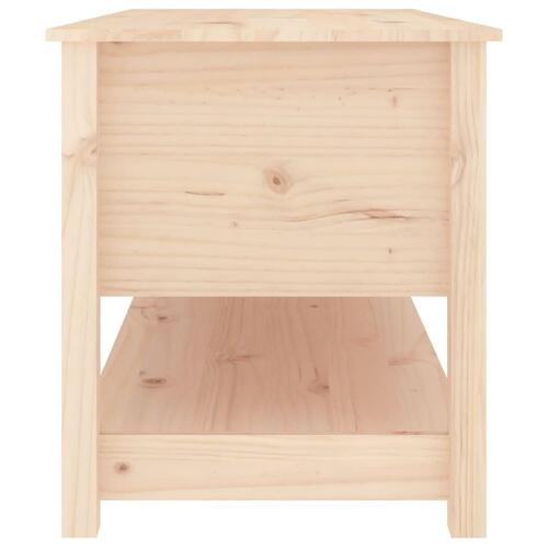 Sofabord 102x49x55 cm massivt fyrretræ