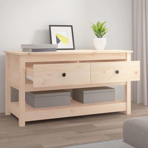 Sofabord 102x49x55 cm massivt fyrretræ