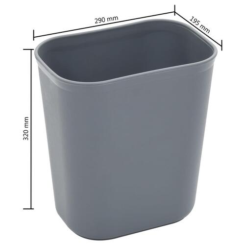 Køkkenvogn med plastikbeholdere 82x43,5x93 cm
