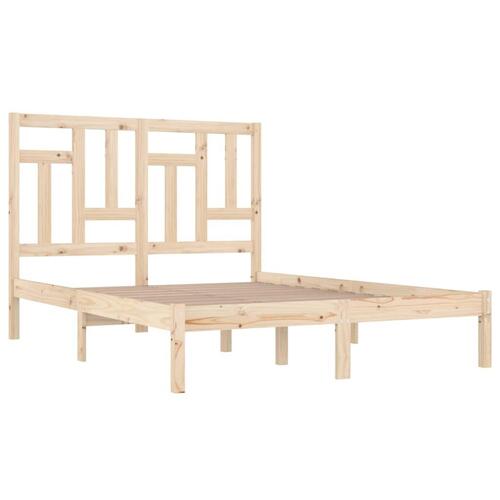 Sengeramme 140x200 cm massivt fyrretræ