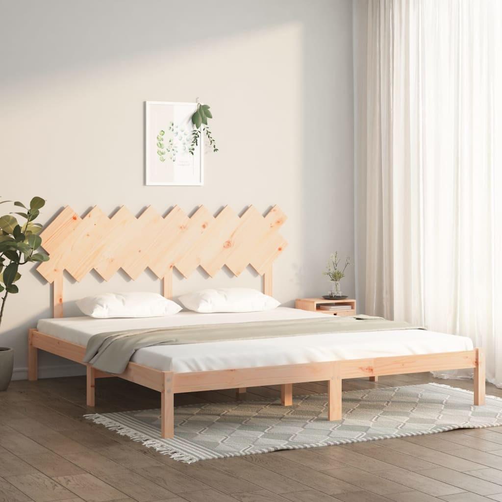 Sengeramme 180x200 cm Super King massivt træ