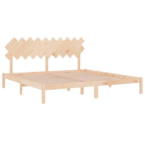 Sengeramme 200x200 cm massivt træ