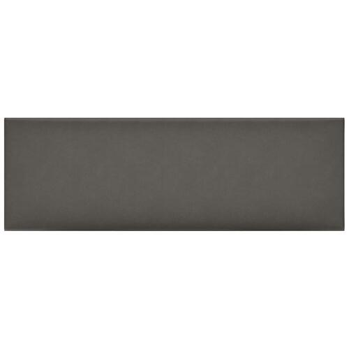 Vægpaneler 12 stk. 90x30 cm 3,24 m² kunstlæder grå