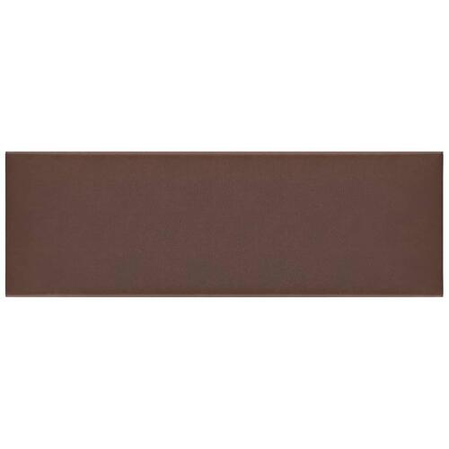 Vægpaneler 12 stk. 90x30 cm 3,24 m² kunstlæder brun