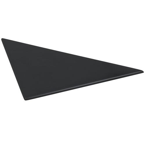 Vægpaneler 12 stk. 30x30 cm 0,54 m² kunstlæder sort