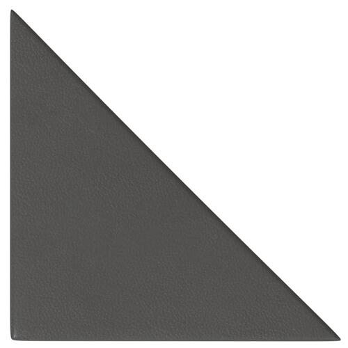 Vægpaneler 12 stk. 30x30 cm 0,54 m² kunstlæder grå