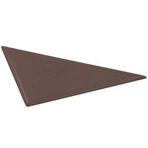 Vægpaneler 12 stk. 30x30 cm 0,54 m² kunstlæder brun