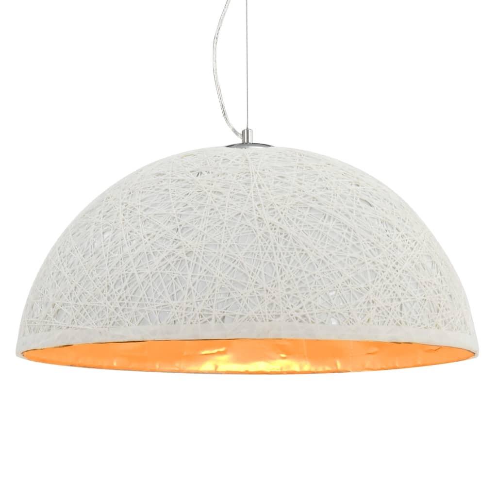 Pendellampe Ø 50 cm E27 hvid og guld