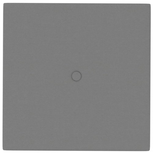 Vægpaneler 12 stk. 30x30 cm 1,08 m² Stof lysegrå