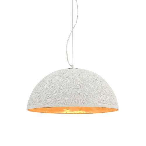 Pendellampe Ø 50 cm E27 hvid og guld