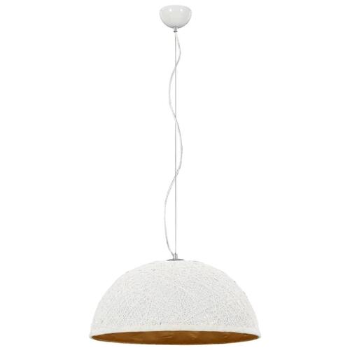 Pendellampe Ø 50 cm E27 hvid og guld