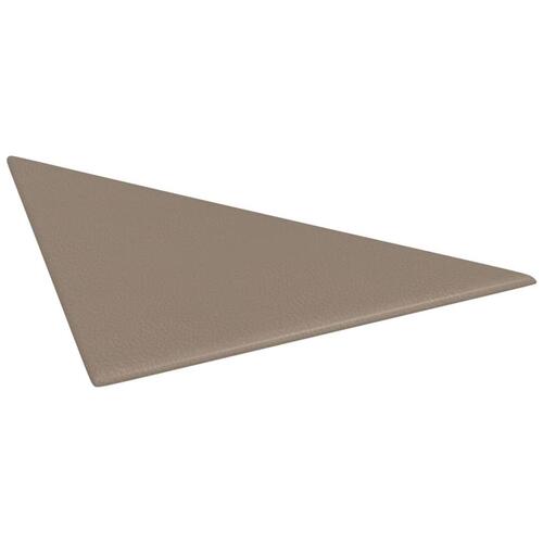 Vægpaneler 12 stk. 30x30 cm 0,54 m² kunstlæder cappuccinofarvet