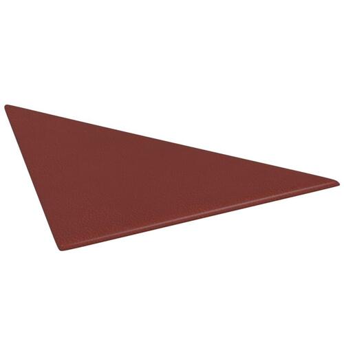 Vægpaneler 12 stk. 30x30 cm 0,54 m² kunstlæder vinrød