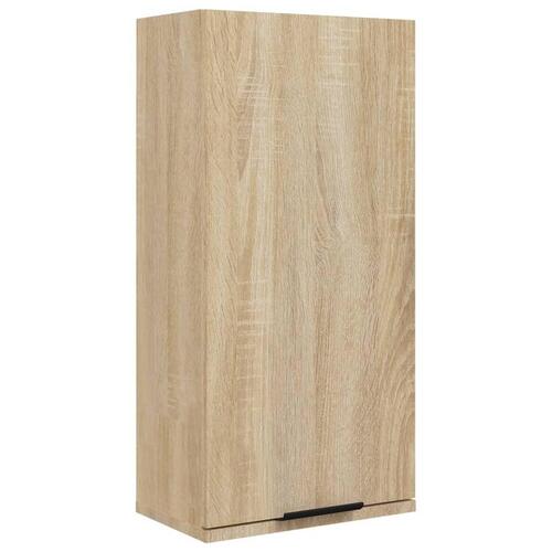Væghængt badeværelsesskab 32x20x67 cm sonoma-eg