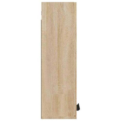 Væghængt badeværelsesskab 32x20x67 cm sonoma-eg
