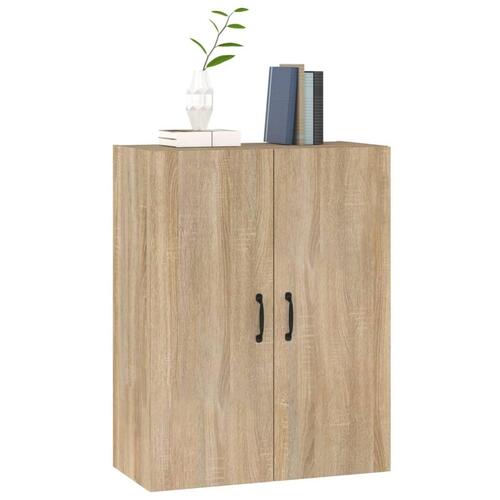 Vægskab 69,5x34x90 cm konstrueret træ sonoma-eg