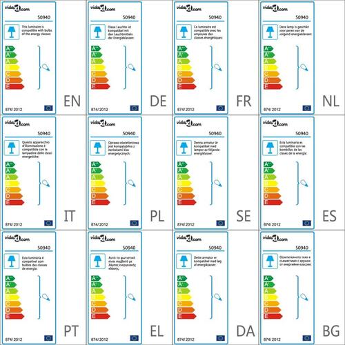 Pendellampe Ø 70 cm E27 hvid og sølvfarvet