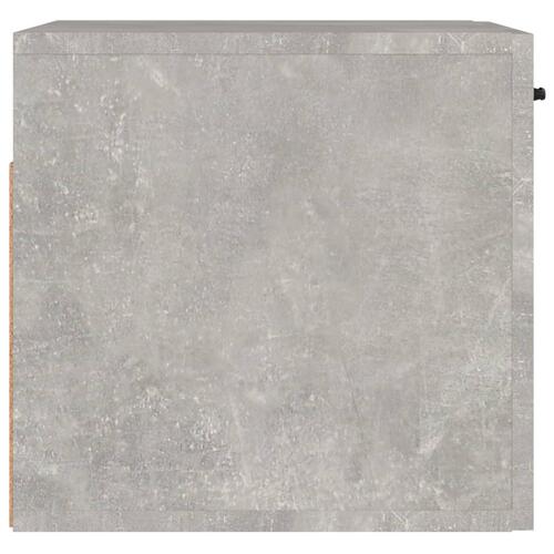 Vægskab 80x36,5x35 cm konstrueret træ betongrå