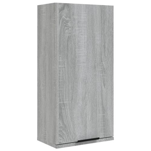 Væghængt badeværelsesskab 32x20x67 cm grå sonoma-eg