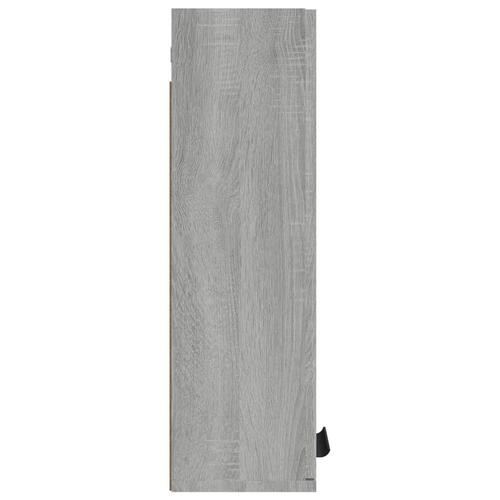 Væghængt badeværelsesskab 32x20x67 cm grå sonoma-eg