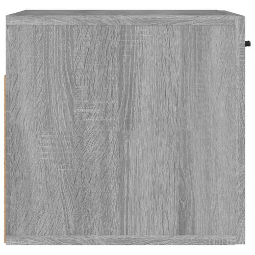 Vægskab 80x36,5x35 cm konstrueret træ grå sonoma-eg
