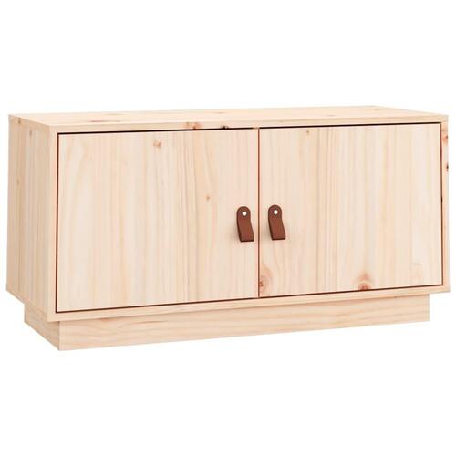Tv-bord 80x34x40 cm massivt fyrretræ