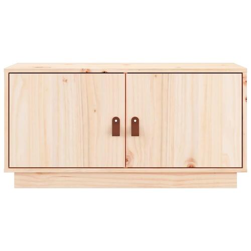 Tv-bord 80x34x40 cm massivt fyrretræ