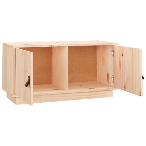 Tv-bord 80x34x40 cm massivt fyrretræ