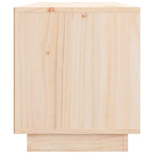 Tv-bord 80x34x40 cm massivt fyrretræ