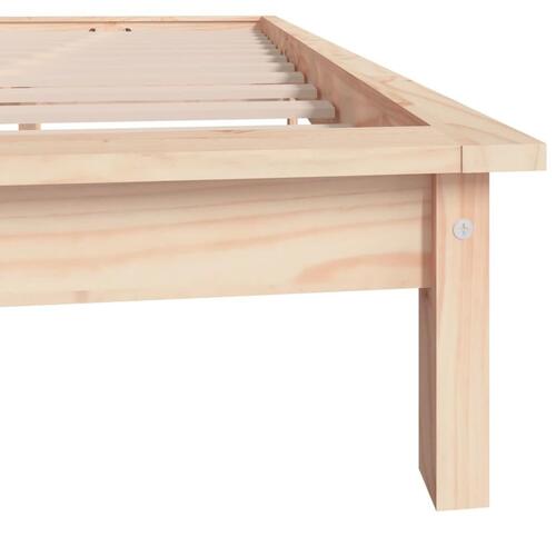 Sengeramme 180x200 cm massivt fyrretræ